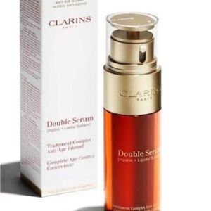 Clarins Double Serum - Luxurious Gold and Deep Brown